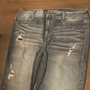 Maurices high rise, skinny, large-reg